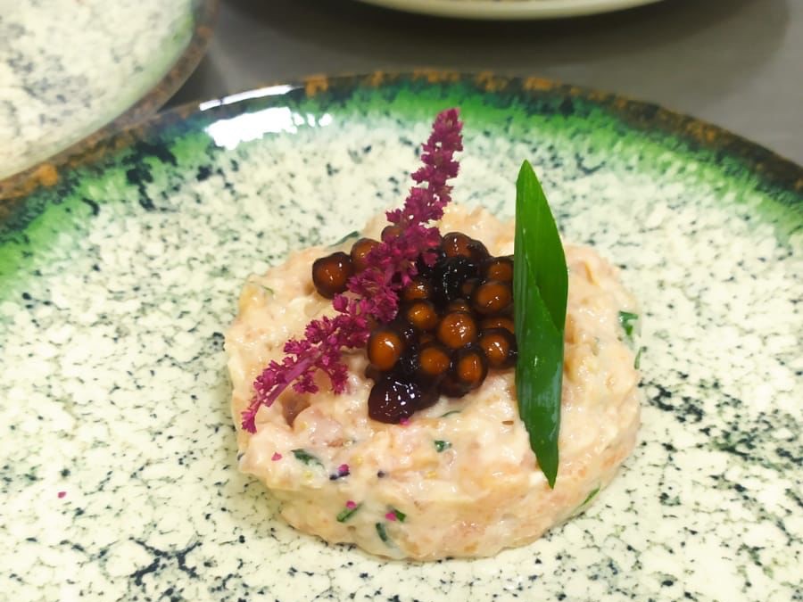 Tartar de salmão
