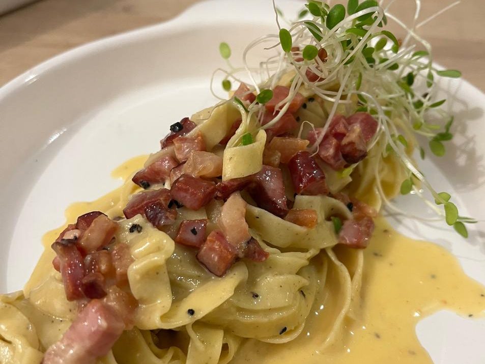 Tagliatelle alla carbonara
