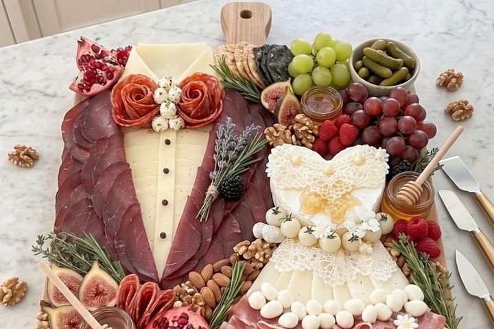 🧀🍇 Tábua de frios e frutas para ocasiões especiais ✨ Sabor, elegância e qualidade em cada detalhe! por Yassine V Jebai